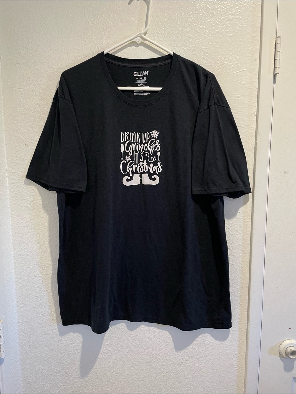 🍷 Drink Up Grinches It’s Christmas Graphic Tee 2XL 🎄